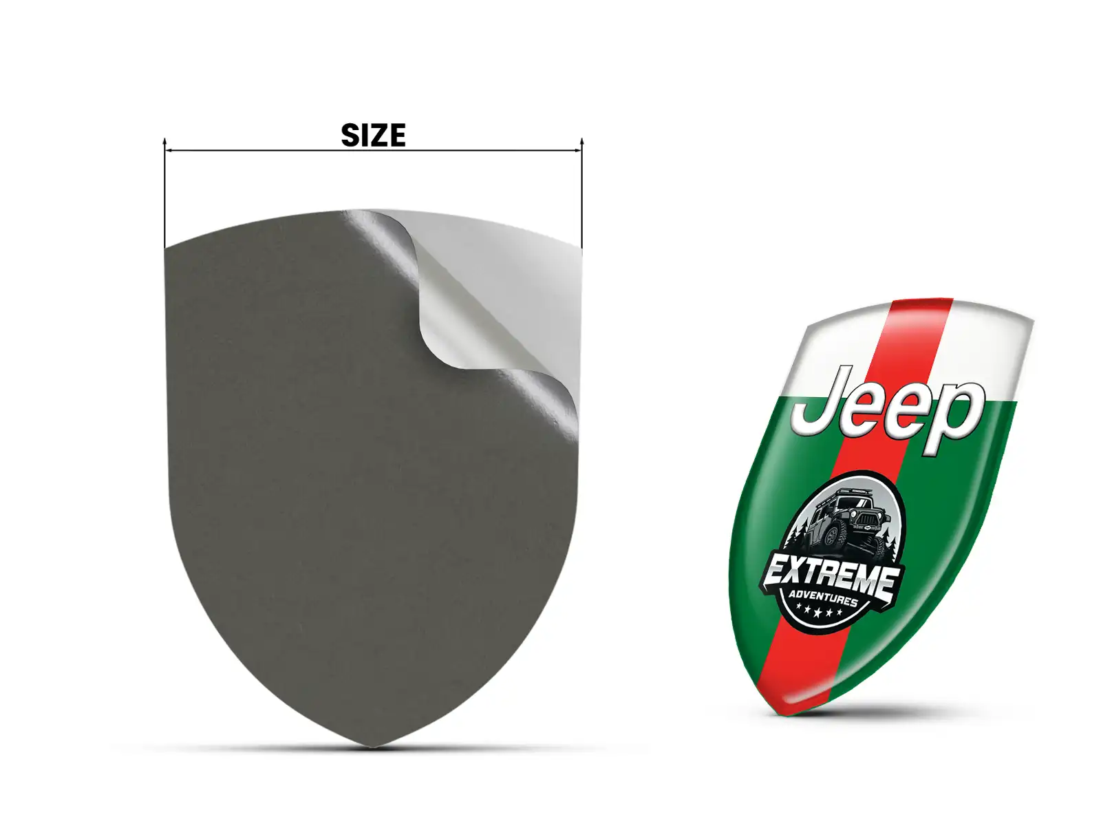 Jeep Stickers Vitre Automobile Max Robuste Look Pro